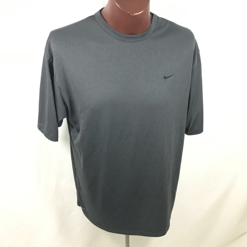 MEN’S Nike Dri Fit Tee Shirt Gray EUC Sz L